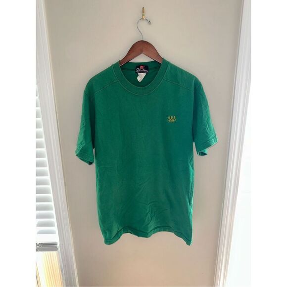 Olympics USA Green T-shirt Vintage Hanes Signature Collection Size Medium - Picture 1 of 4